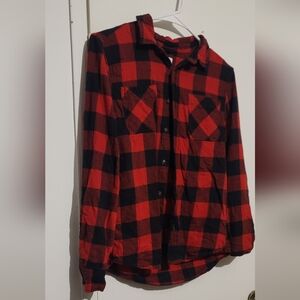 Sonoma Red and Black Checkered Shirt